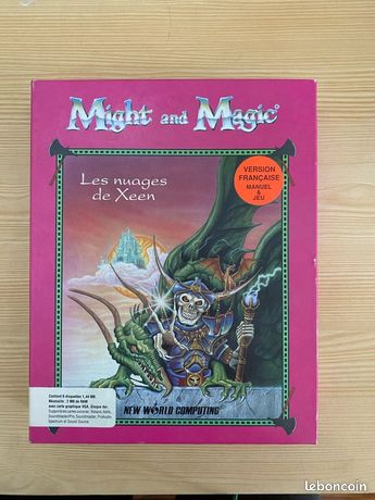 Boîte Vide PC Big Box – Might And Magic : Les Nuages De Xeen – IBM