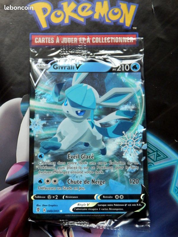 Carte Pokemon GIVRALI V 040/203 V Ultra Rare EB07 scellé PCA10 (image 1)