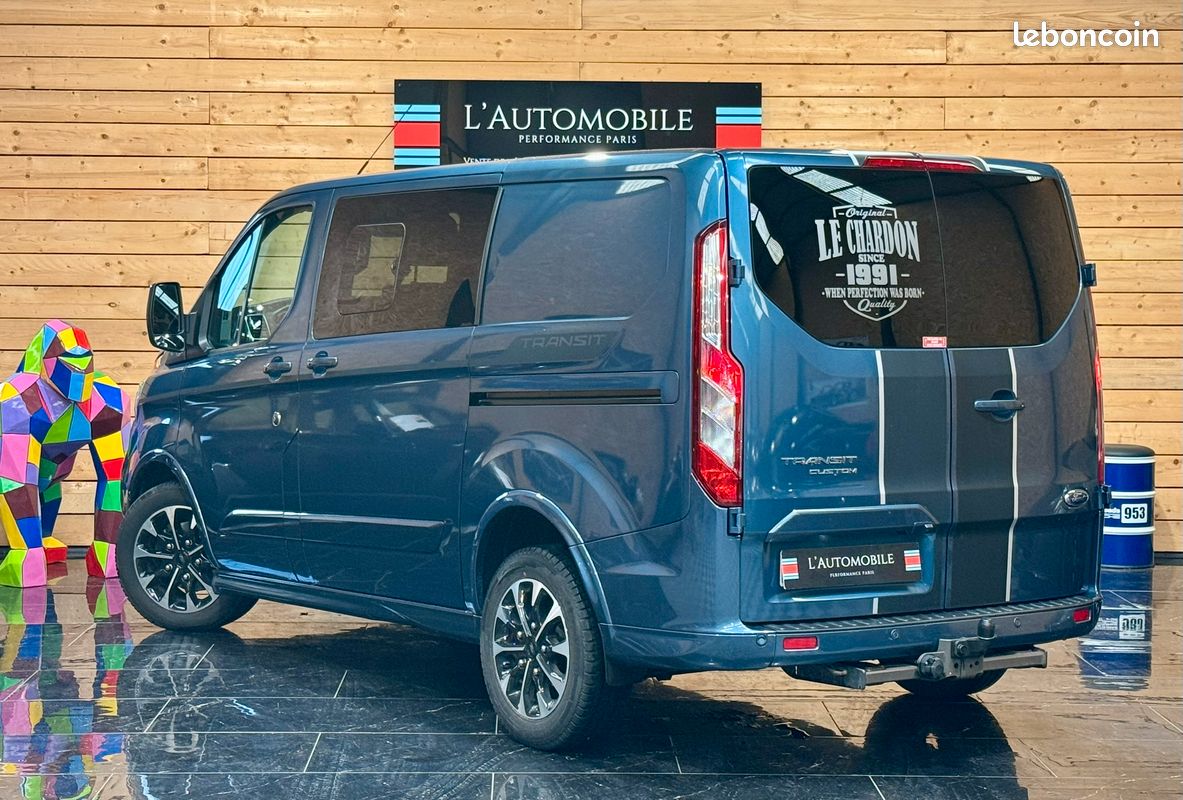 Ford transit custom 2 2020 ii 320 l1h1 2.0 ecoblue 185 - garantie 12 mois (image 5)