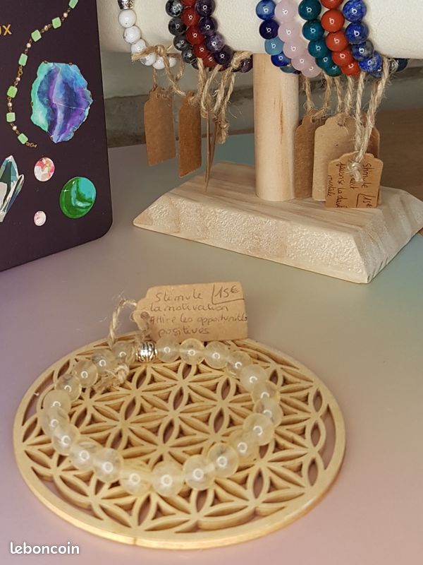 Bracelet Lithothérapie "Motivation" (image 1)