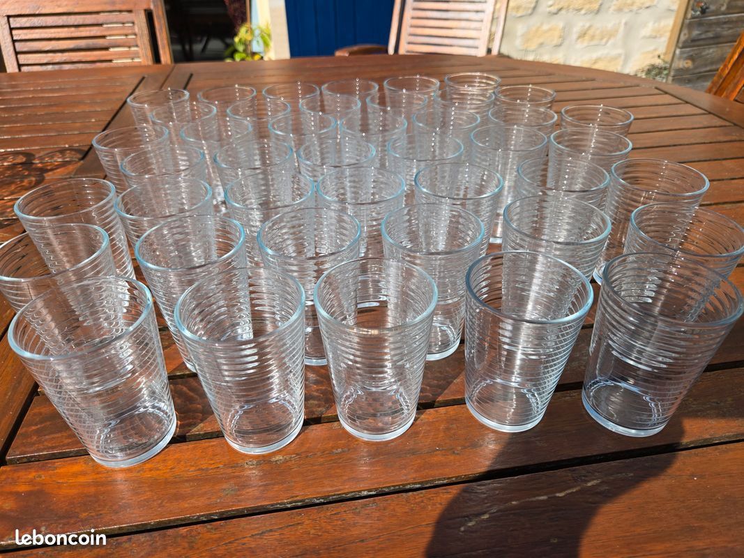 95x Verres striés (horizontal) (image 1)