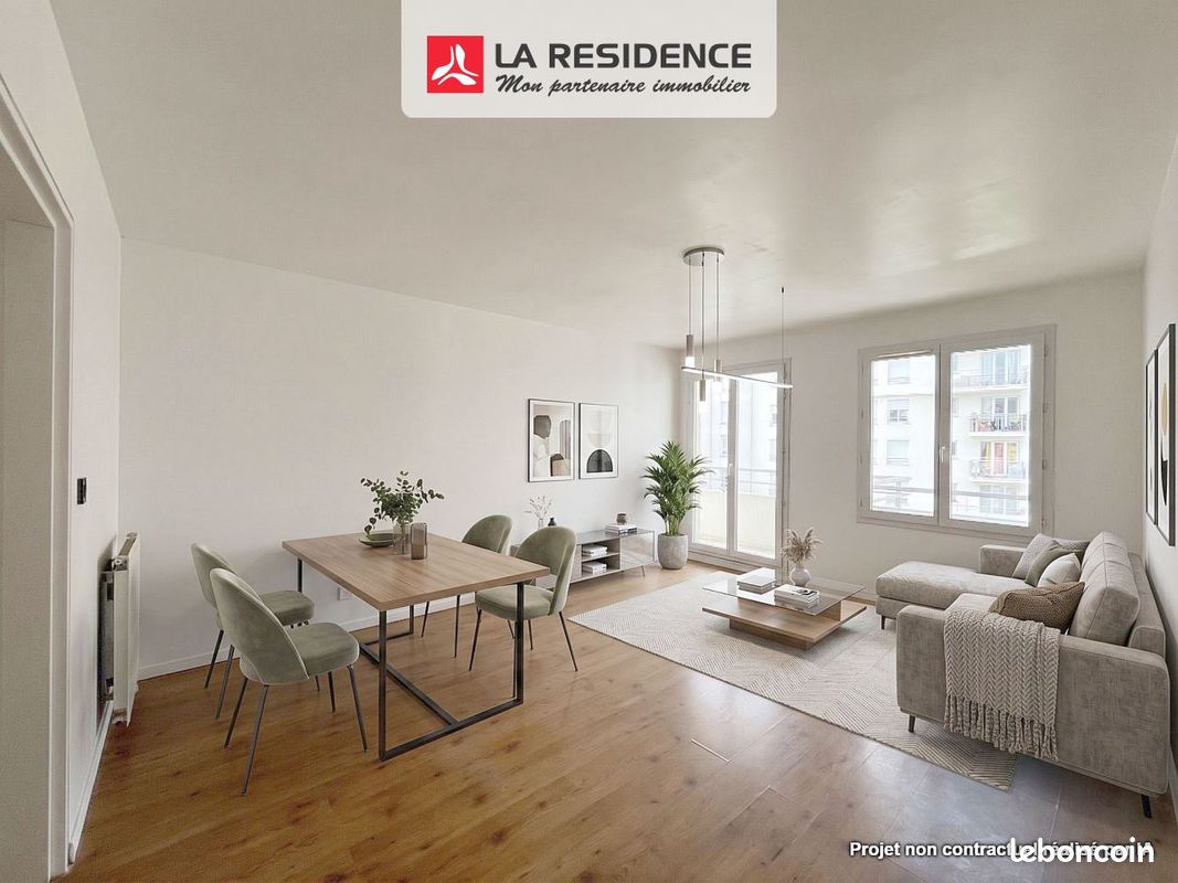 Appartement 3 pièces 66 m² · à Saint-Ouen-l'Aumône · 66 m² · 195 500 €