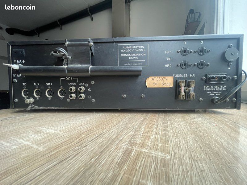 Chaine stéréo vintage Pathe Marconi. La voix de son maître