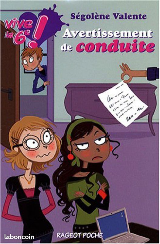 Livre 6eme, Avertissement de conduite (laetin94) (image 1)