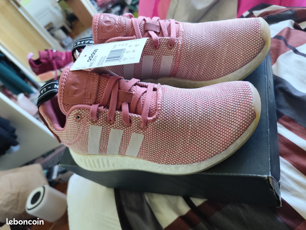 adidas gazelle silver green womens adidas Nmd R2 PK White 8.5 main image 0