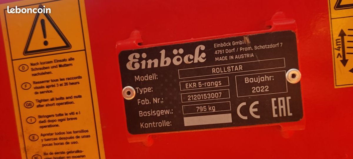 Einböck ROLLSTAR EKR 5 rangs (image 9)