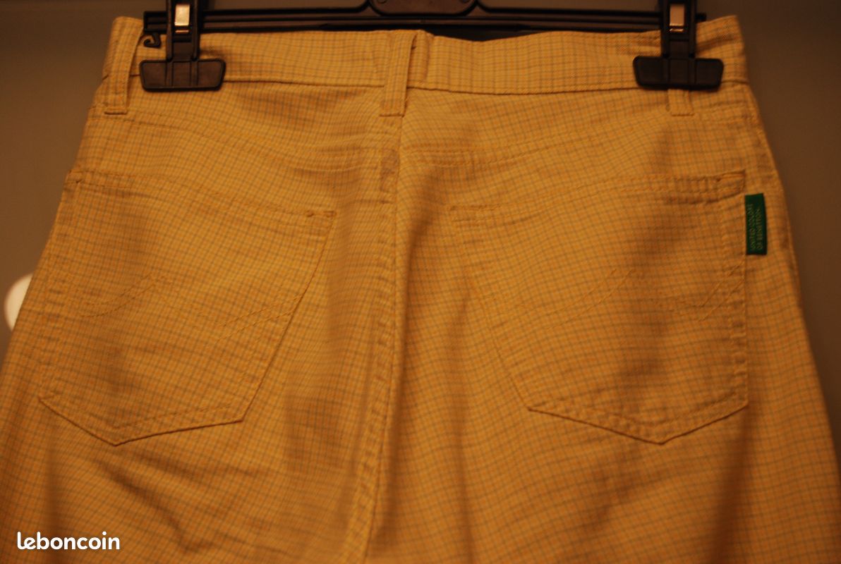 Pantalons droits Benetton 36 (S, T1) (image 4)