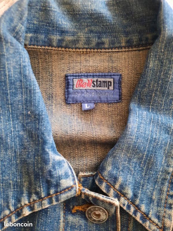 Veste jean taille L (image 3)