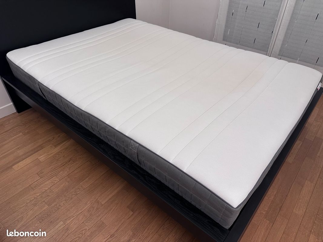 Ensemble cadre de lit MALM + matelas VESTERÖY (140x200 cm) (image 16)