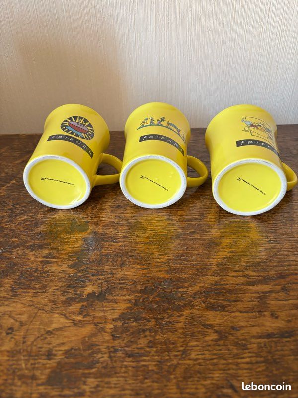 Mug Lipton Friends Warner Bros - Céramique Jaune, Motif Série TV