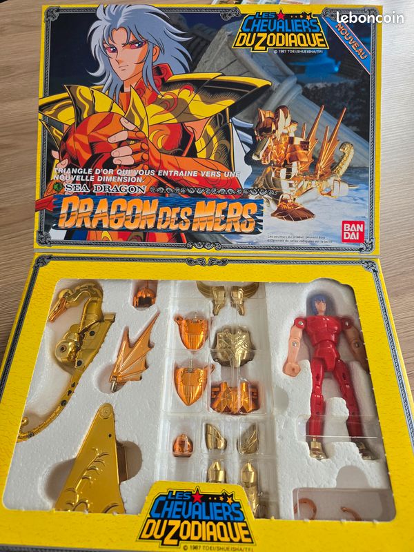 Figurine Bandai Saint Seiya – Sea Dragon (Marine) – Les Chevaliers Du Zodiaque – Vintage 1987