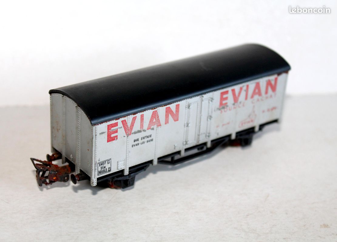 Wagon Trémie HO STEMI SNCF Swwf 533085 – SMCF époque 3 – Rare Pour Réseau Ferré