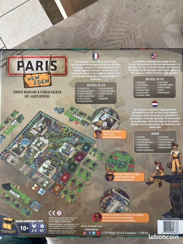 Jeu de société Paris new Eden (image 2)