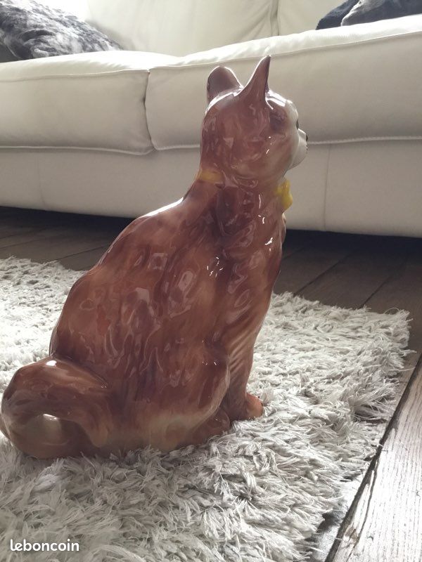 Chat en faïence (image 3)