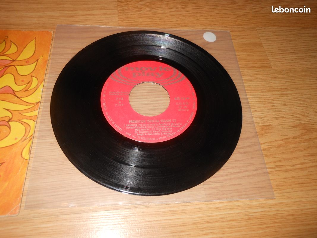 Vinyle 45 tours A PLENO SOL VERANO movie play "promocion especial verano" (image 4)