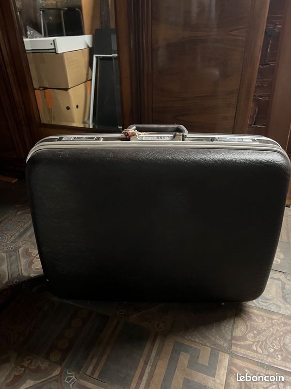 Ancienne valise dunson à coque avec code Accessoires Bagagerie