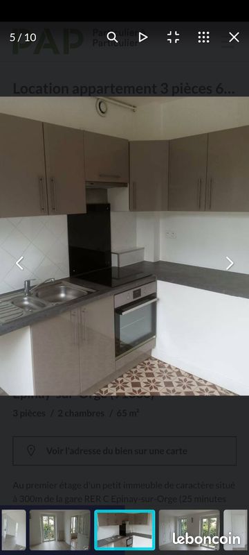 Appartement 3 pièces 65 m² · à Épinay-sur-Orge · 65 m² · 1 195 €/mois