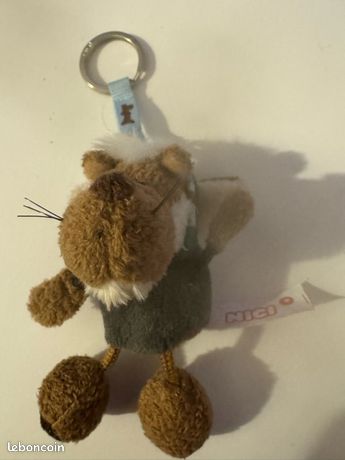 Lot De 2 Porte-clés En Peluche Kawaii En Forme De Caneton - Pour Sac à Dos En Peluche, Multicolore, Small