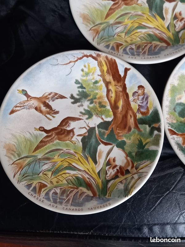 3 assiettes SARREGUEMINES (image 3)
