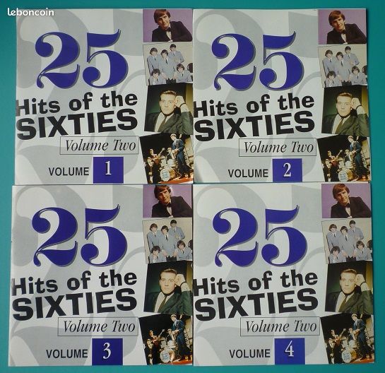 Coffret 4 CD Hits Of The SIXTIES Volume Two (c345) (image 2)