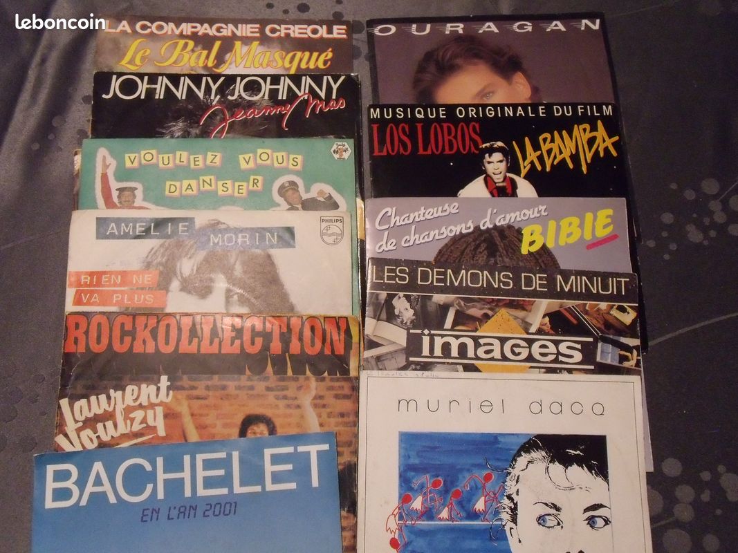 Disques vinyles 45t variétes 80's (image 1)