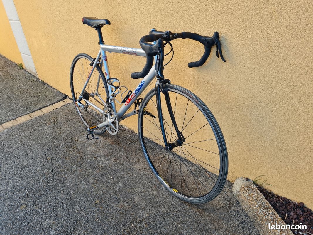 Vélo Course Ancien Sur Mesure B.Bocquet T52 - Cadre Acier Columbus, Jantes Mavic, Shimano
