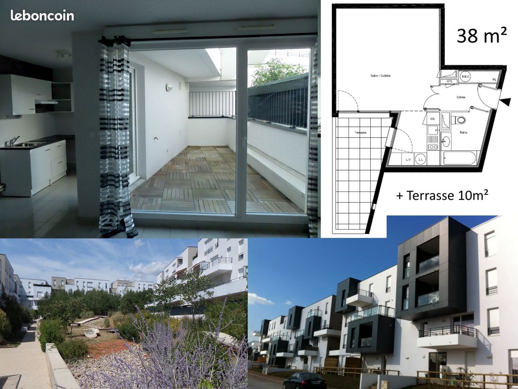 Appartement 1 pièce 38 m² · à Dijon · 38 m² · 533 €