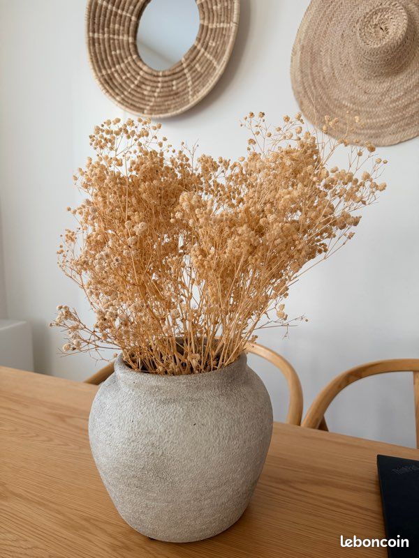 Sublime vase avec fleurs séchées (image 3)
