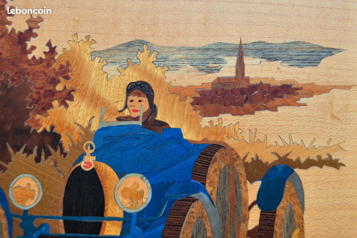 Marqueterie d'art de Michel Wagner. BUGATTI 1922 (image 5)