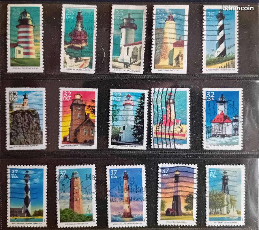 Lot De Timbres Et Cartes Postales – Collection Variée