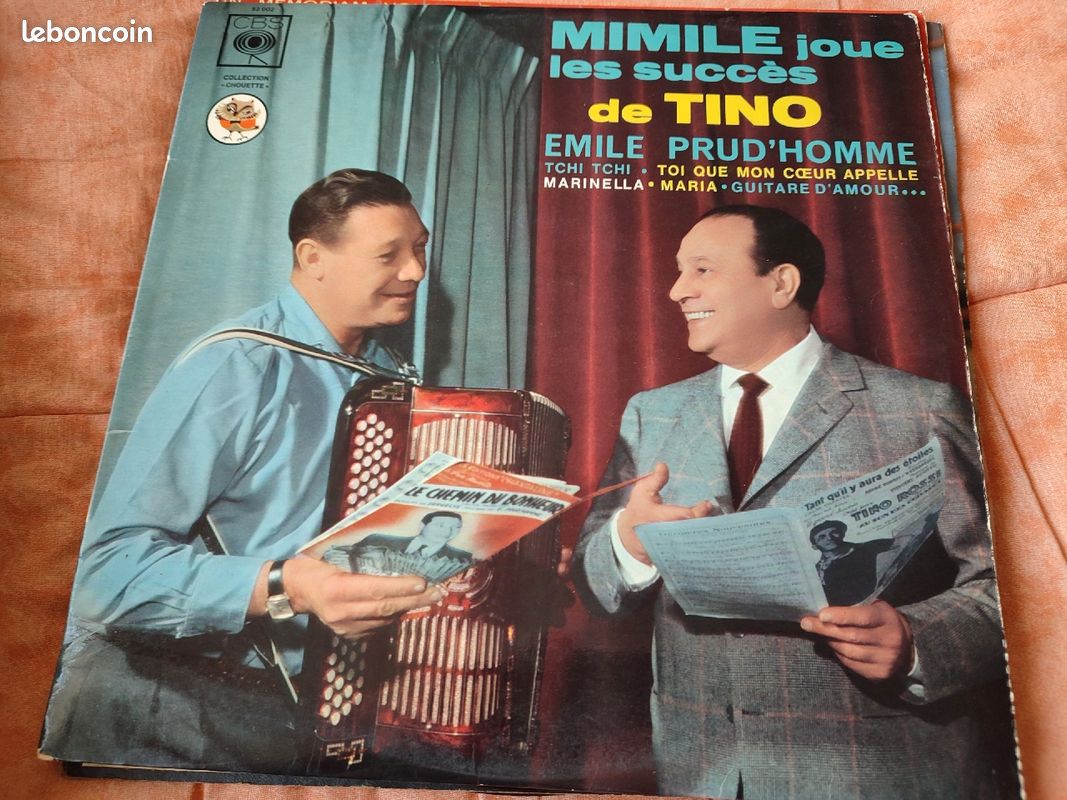 Disque Vinyl vintage - Mimine joue les succès de Tino (image 1)