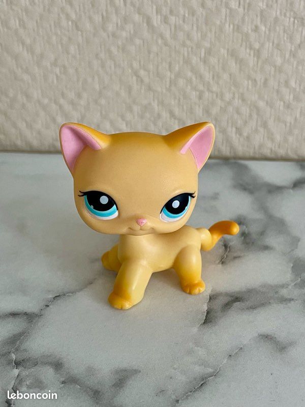 Jouet Littlest Pet Shop - Chat Avec Ailes Lumineuses, Occasion, Parfait Pour Collectionneurs