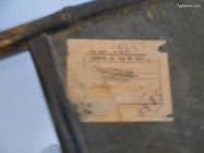 Miroir sncf bambou bisauté vintage Hauteur 34 cm Largeur 35 cm avec étiquette au dos : " chemins de fer de ceinture " Année 1950 1960 (image 3)