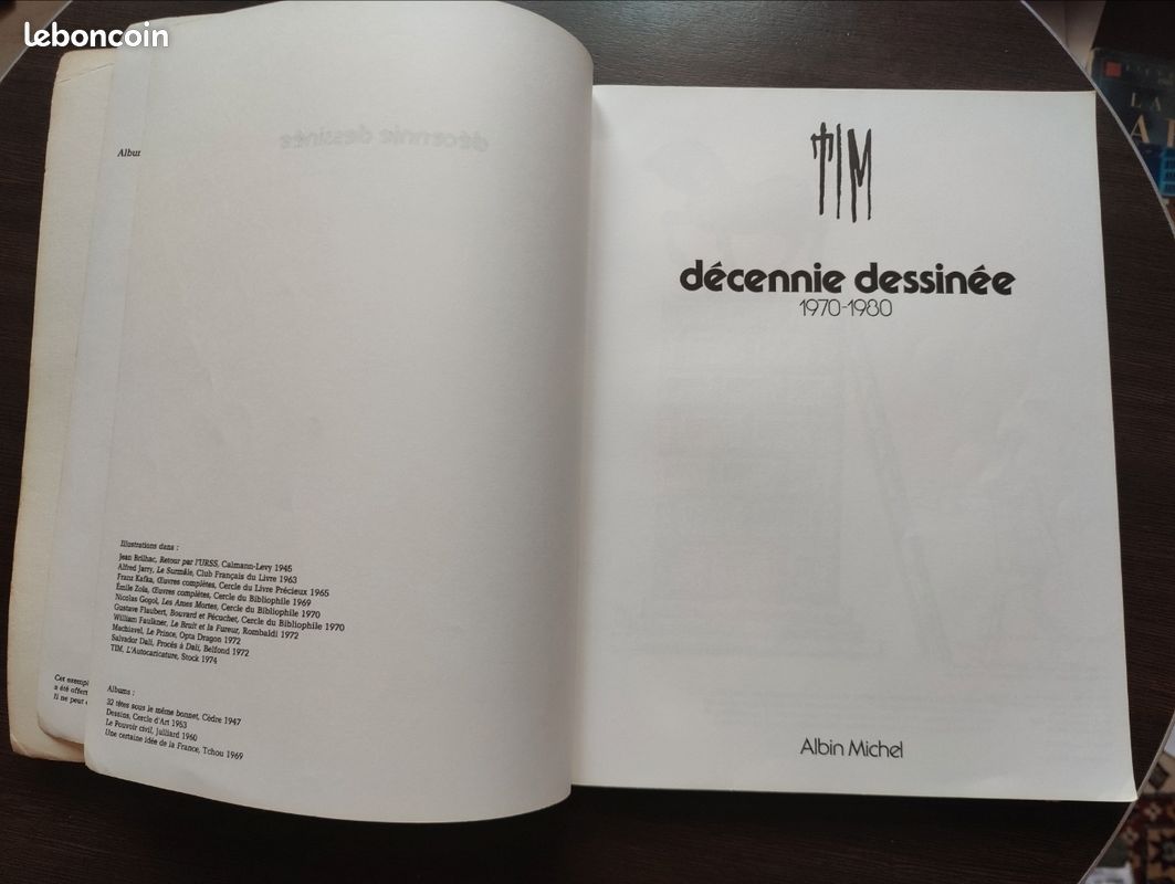 Décennie dessinée 1970-1980- Tim, Albin Michel octobre 1980 (image 5)
