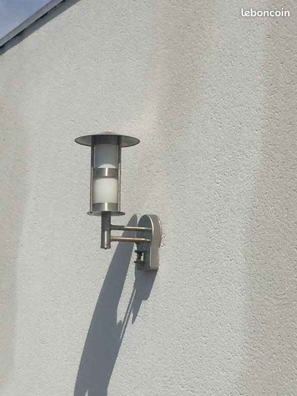 Lot de 3 appliques extérieur alu détecteur (image 1)