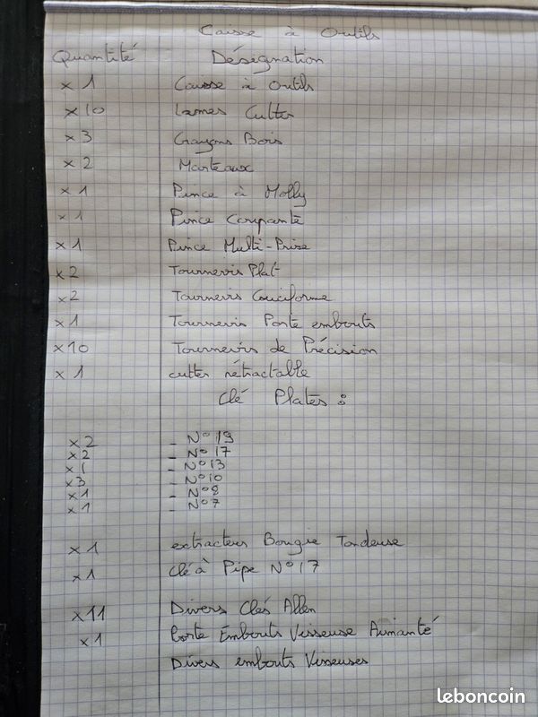 Caisse a outils + outis (image 6)