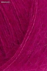 2 pelotes neuves (225M😮‼️/25G) KID SILK 75% mohair et 25% soie d'AUSTERMANN 2 coloris (🧶33 PISCINE +🧶6 FUCSHIA) (image 10)