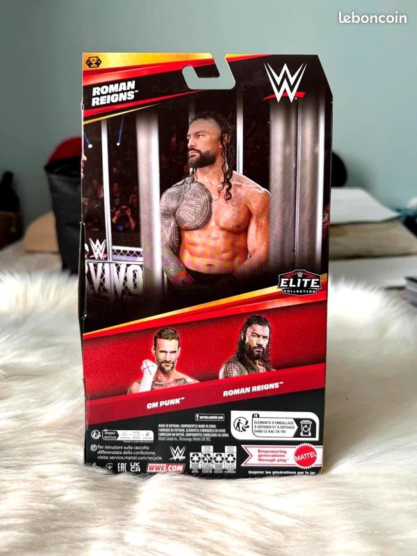 WWE Figurine Roman Reigns Elite Collection Mattel Neuve (image 3)
