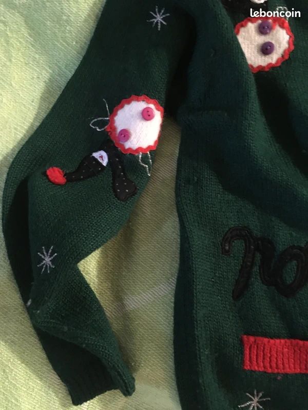 Gilet brodé très doux little ishwar 10/12 ans - vérifiez avec mes mesures - neuf (image 5)