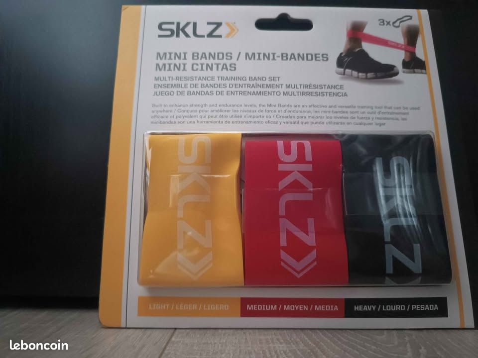 Pack 3 mini bands SKLZ SKLPDMBD0102 - Fitness Boutique