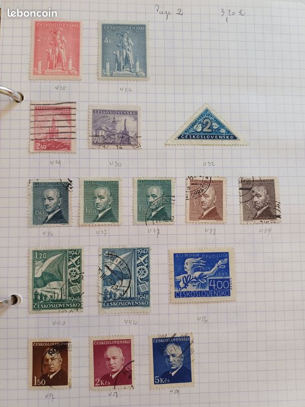 Prophila Collection Tchécoslovaquie 887-888 (complète.Edition.) Neuf avec Gomme Originale ** MNH 1954 zapotocky (Timbres pour Les collectionneurs