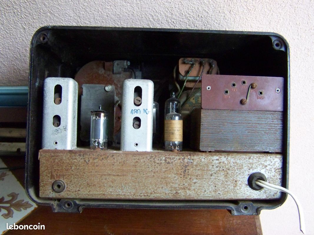 Ancien Poste TSF Bakélite S E M VINTAGE à restaurer (image 8)