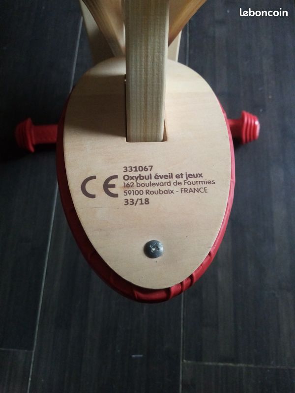 Tricycle 2 en 1 pour enfant draisienne en bois (image 6)
