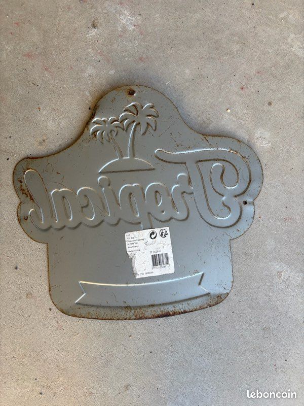 Plaque métallique 20 x 30 cm Cocktail Bar Classics Plaque en tôle Cuba Libre Pina Colada Mojito