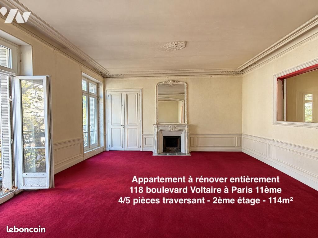 Appartement 5 pièces 114 m² · à Paris 11e Arrondissement · 114 m² · 731 500 €