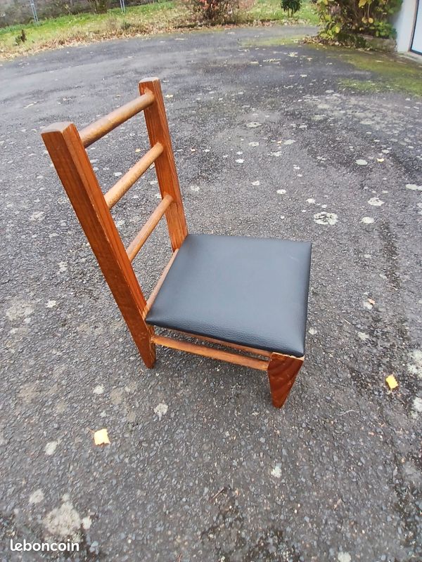 Petite chaise artisanale Vintage (image 2)