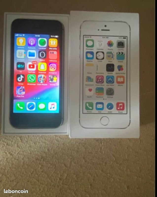 IPhone 5S GRIS SIDÉRAL (image 1)