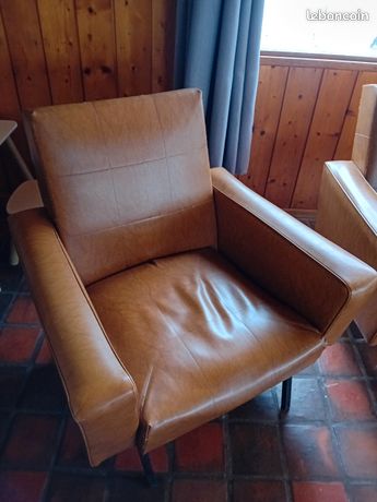 Paire de fauteuils scandinaves vintage par Hyllinge Mobler 1960 - Ameublement