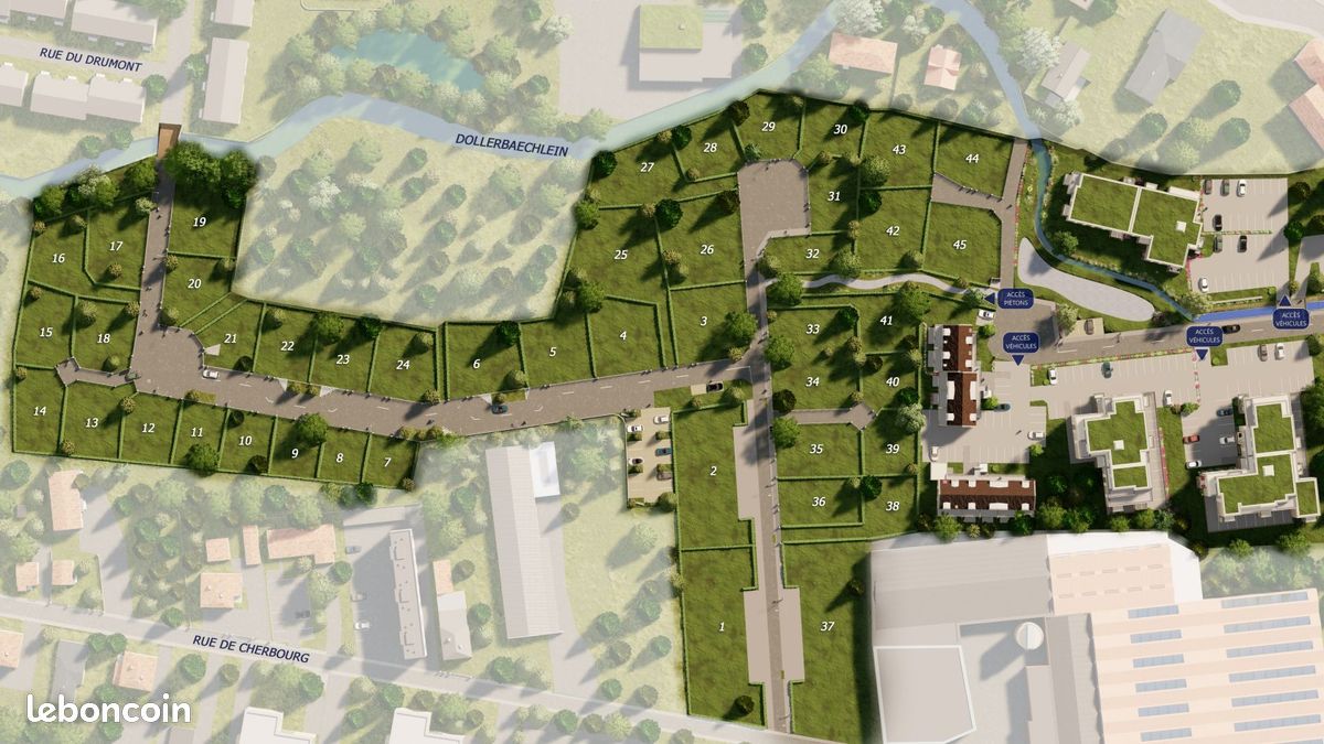 Terrain de 504 m² à KINGERSHEIM (HAUT-RHIN) · 131 560 €