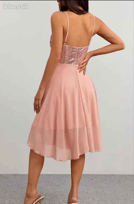 Robe rose cérémonie (image 9)